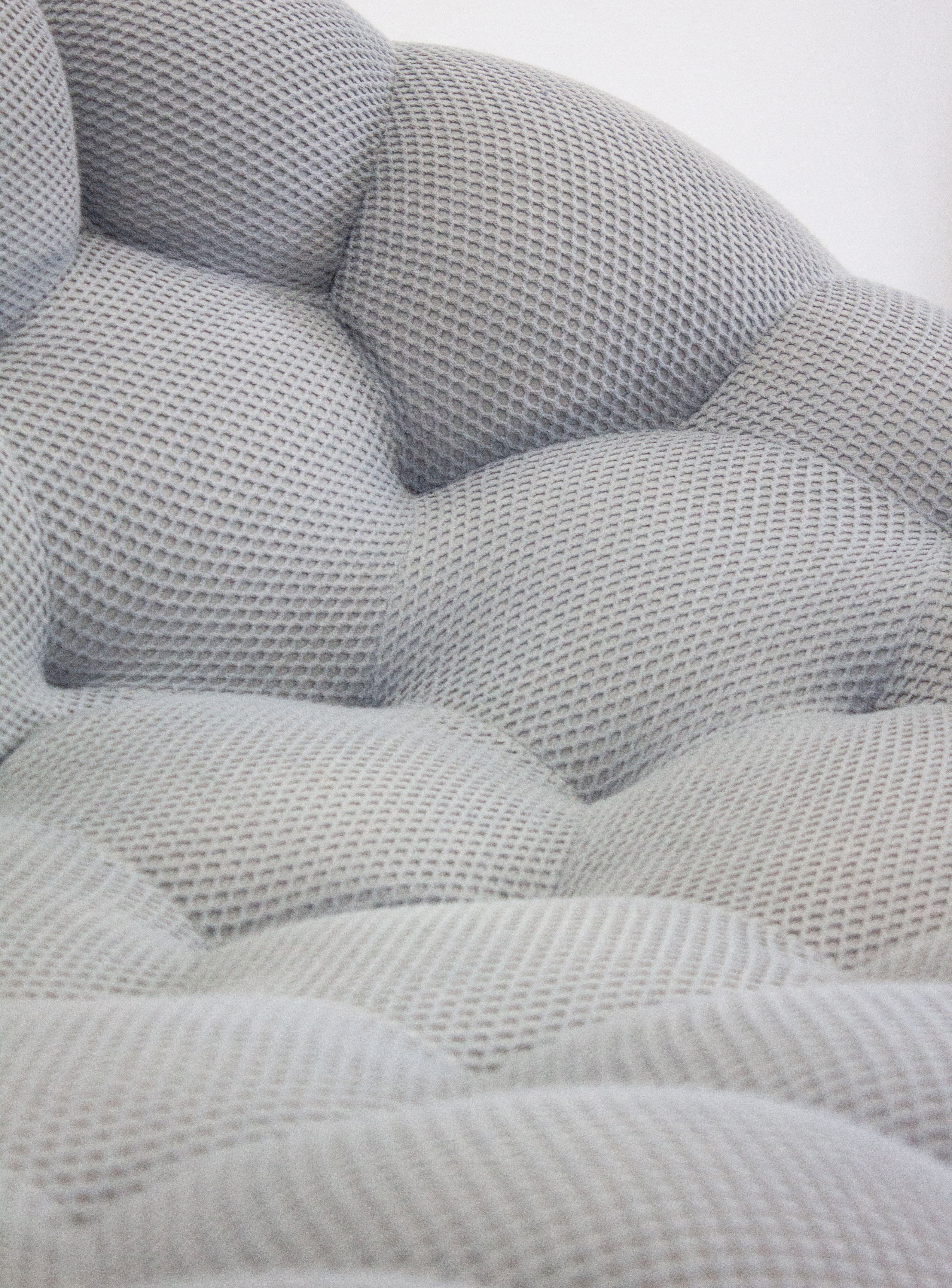 Roche Bobois Bubble 2 Curved 3/4-Seat Sofa by Sacha Lakic (Light Grey) - Image 20