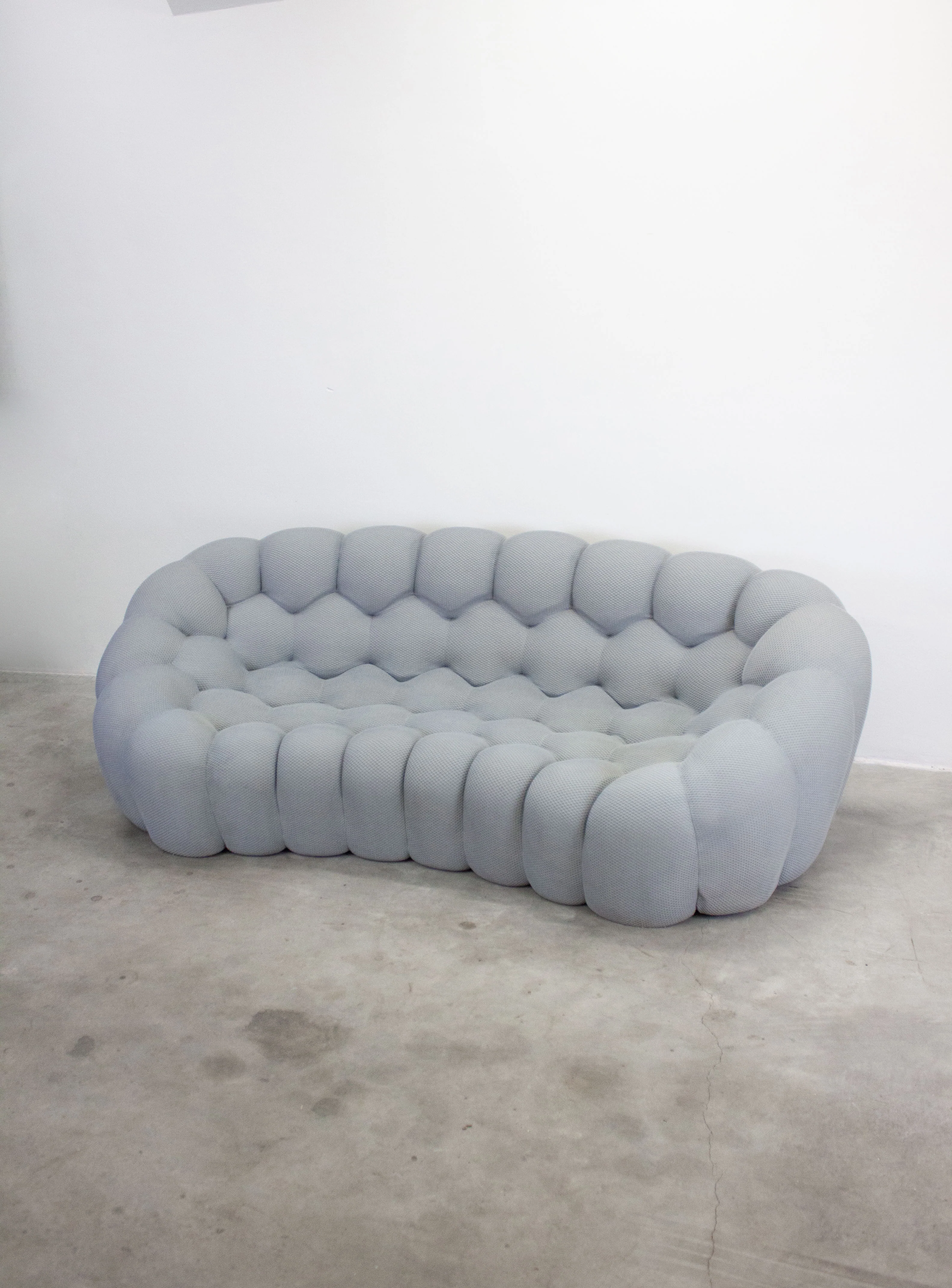 Roche Bobois Bubble 2 Curved 3/4-Seat Sofa by Sacha Lakic (Light Grey) - Image 5