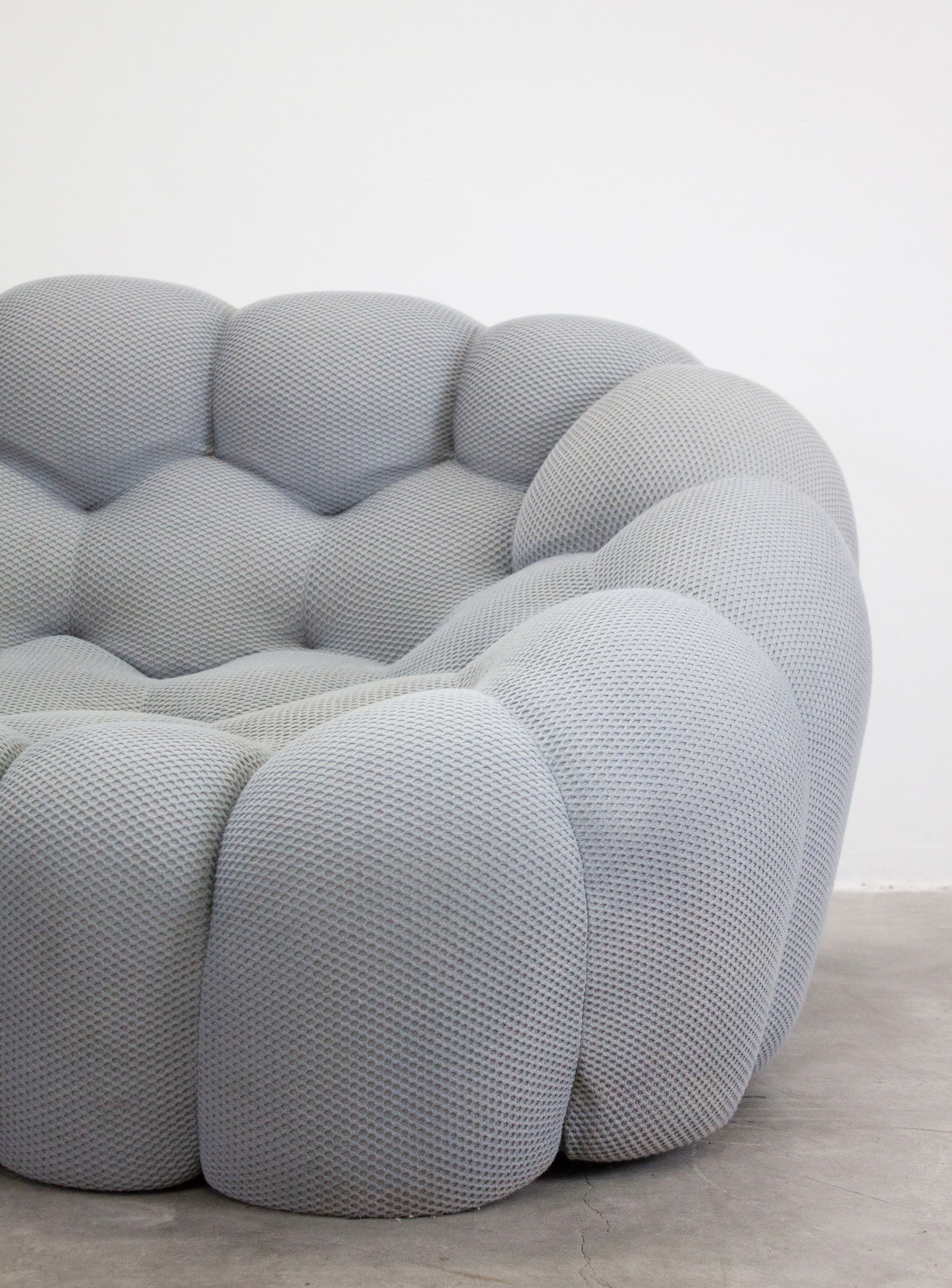 Roche Bobois Bubble 2 Curved 3/4-Seat Sofa by Sacha Lakic (Light Grey) - Image 9