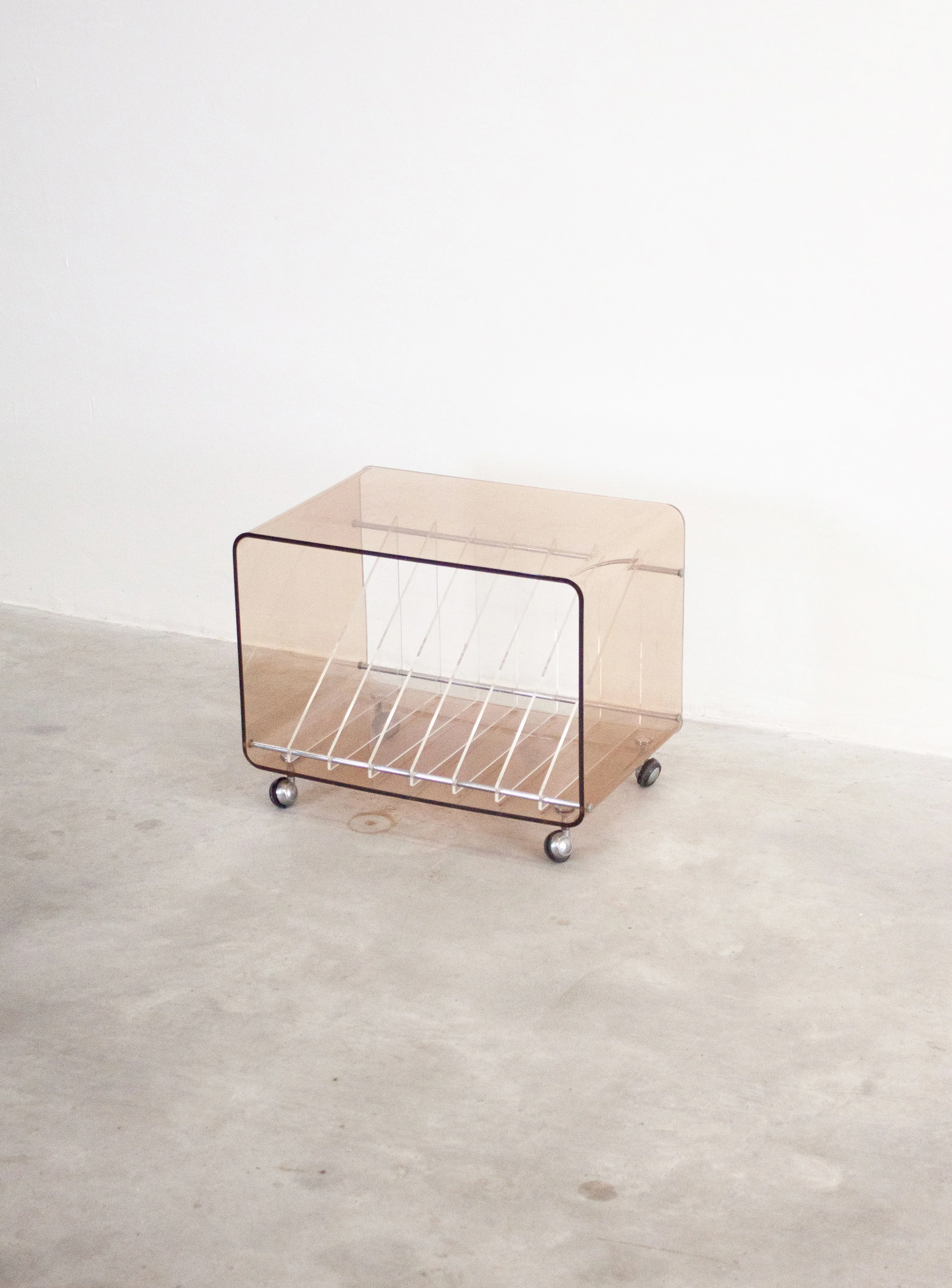 Roche Bobois Perspex Vinyl Record Cabinet by Michel Dumas - Image 10