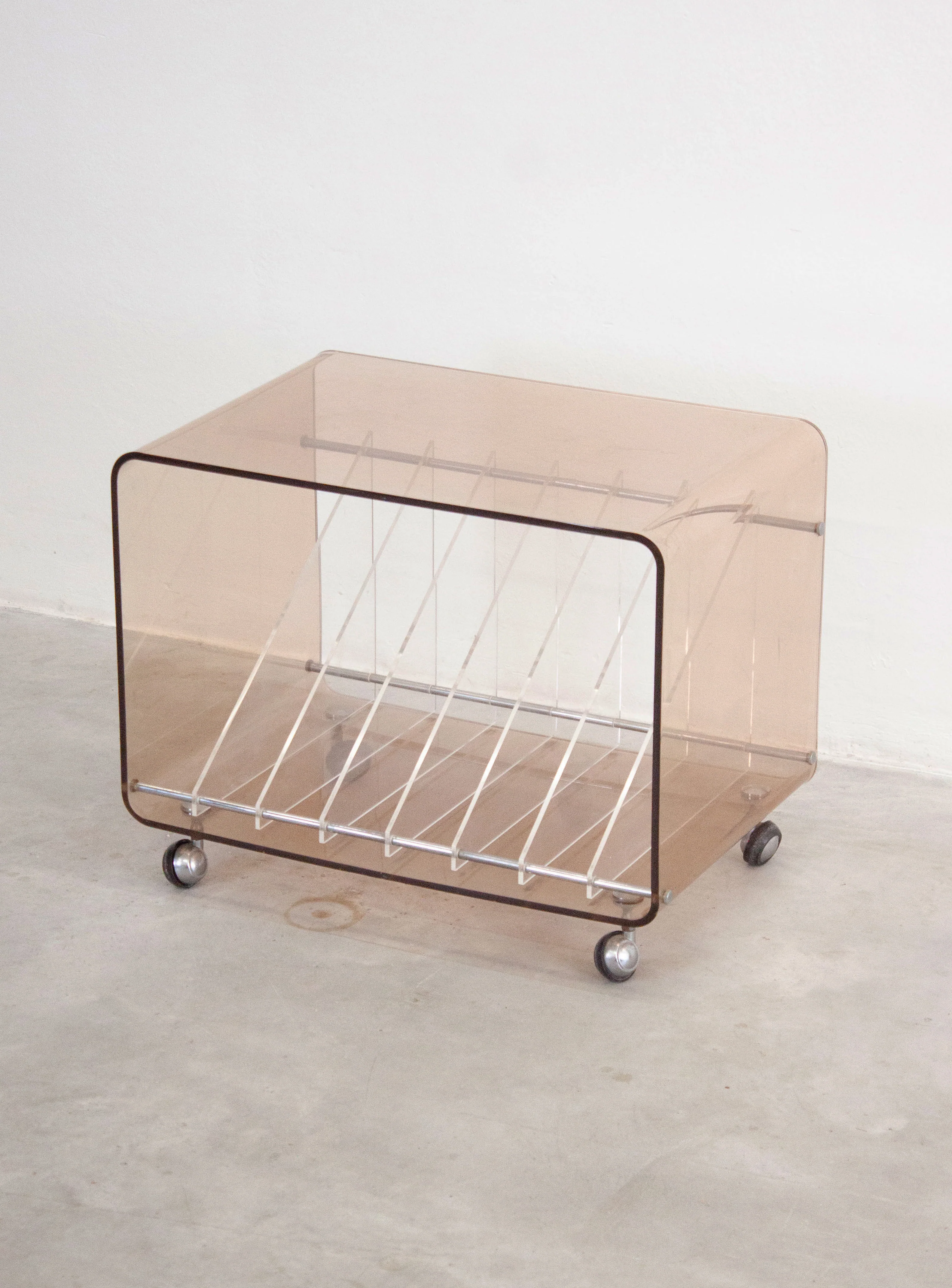 Roche Bobois Perspex Vinyl Record Cabinet by Michel Dumas - Image 11