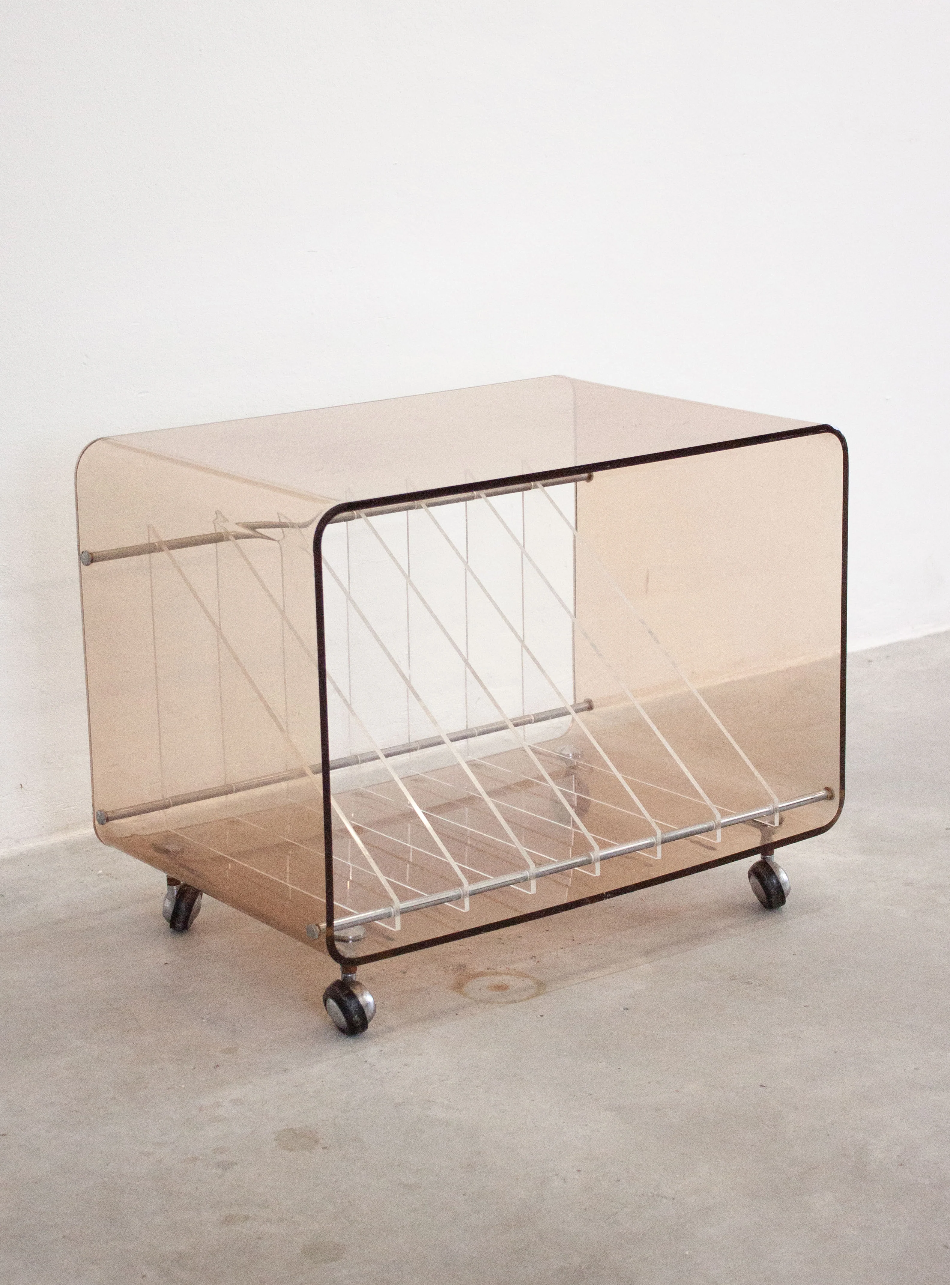 Roche Bobois Perspex Vinyl Record Cabinet by Michel Dumas - Image 13