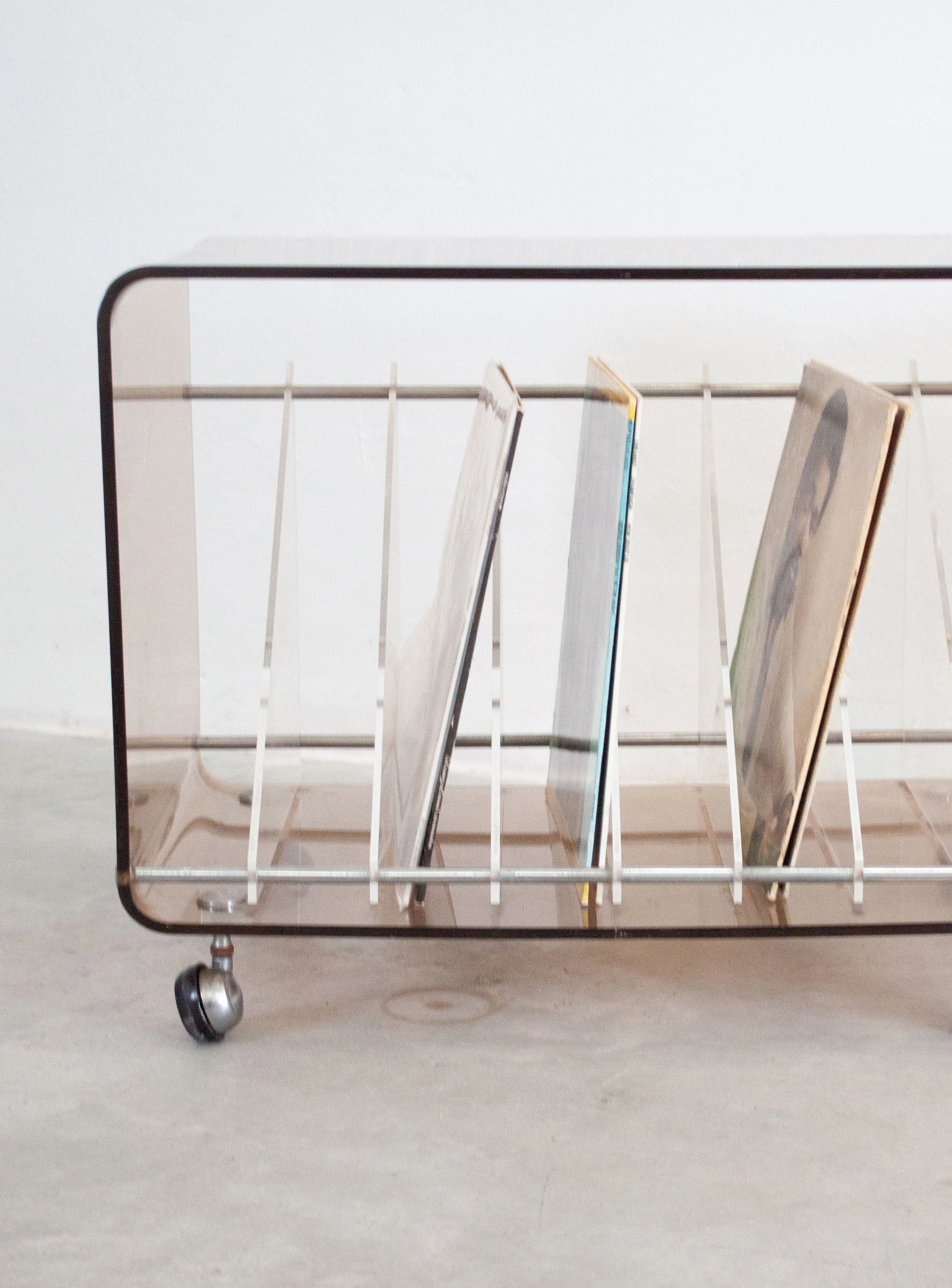 Roche Bobois Perspex Vinyl Record Cabinet by Michel Dumas - Image 19