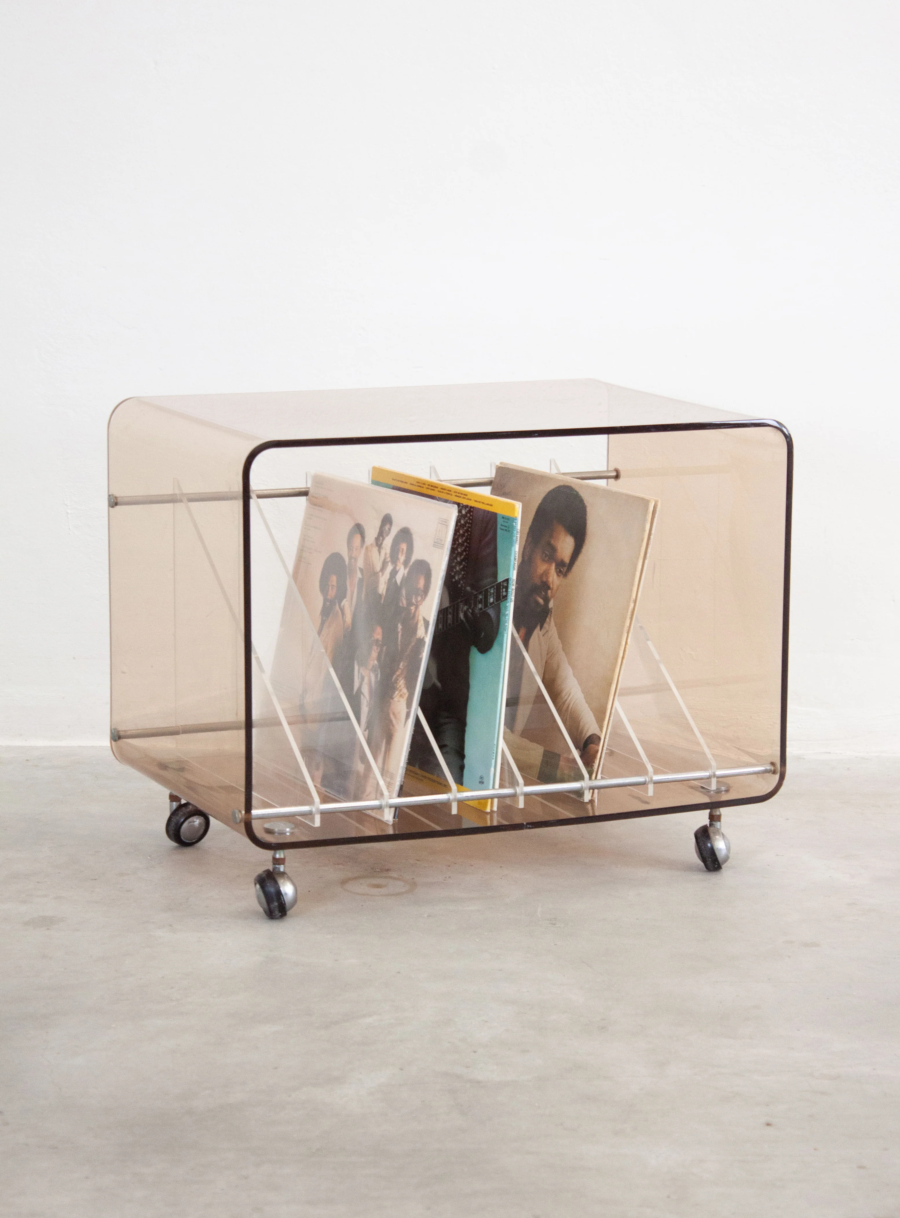 Roche Bobois Perspex Vinyl Record Cabinet by Michel Dumas - Image 2