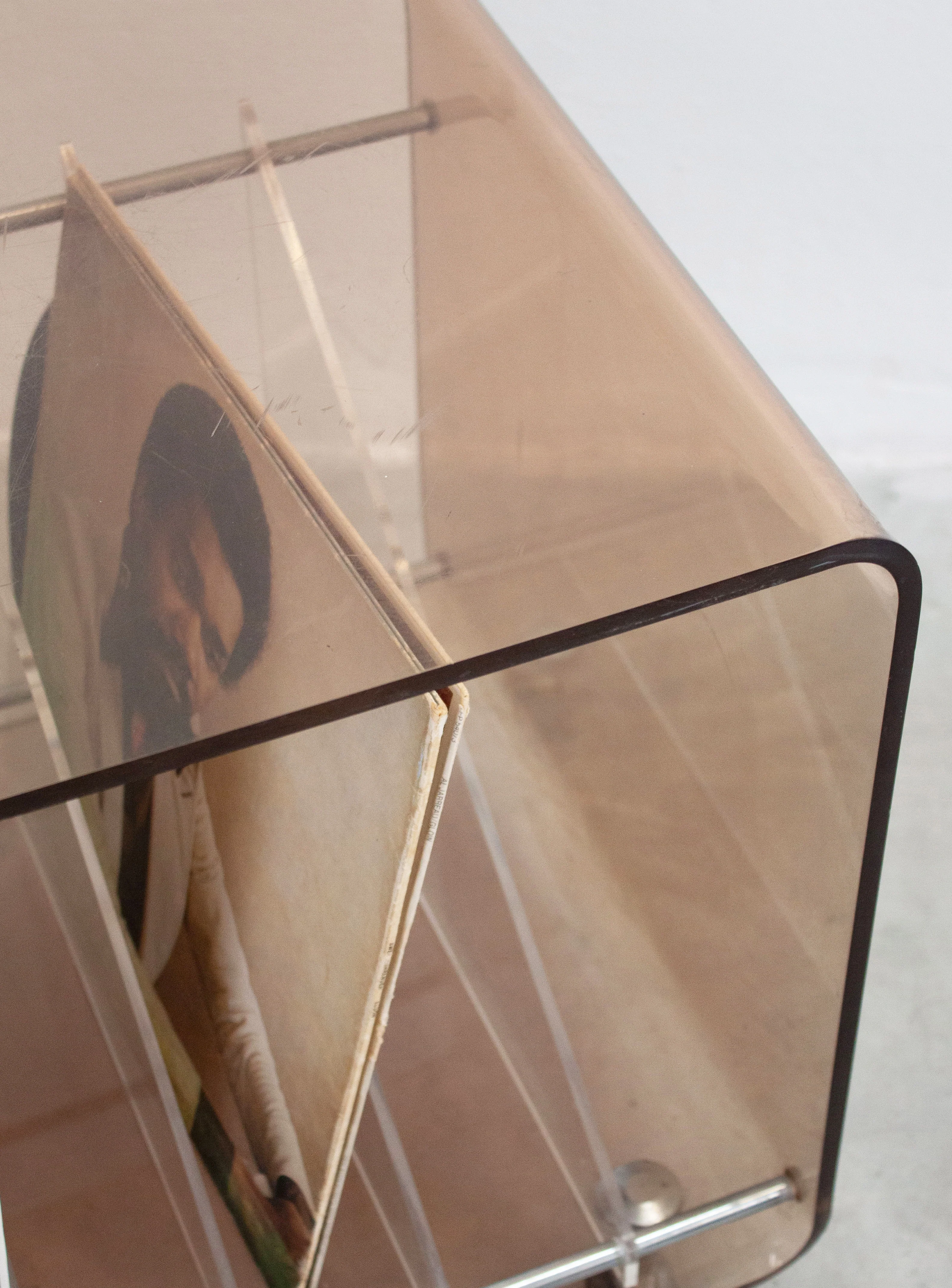 Roche Bobois Perspex Vinyl Record Cabinet by Michel Dumas - Image 20