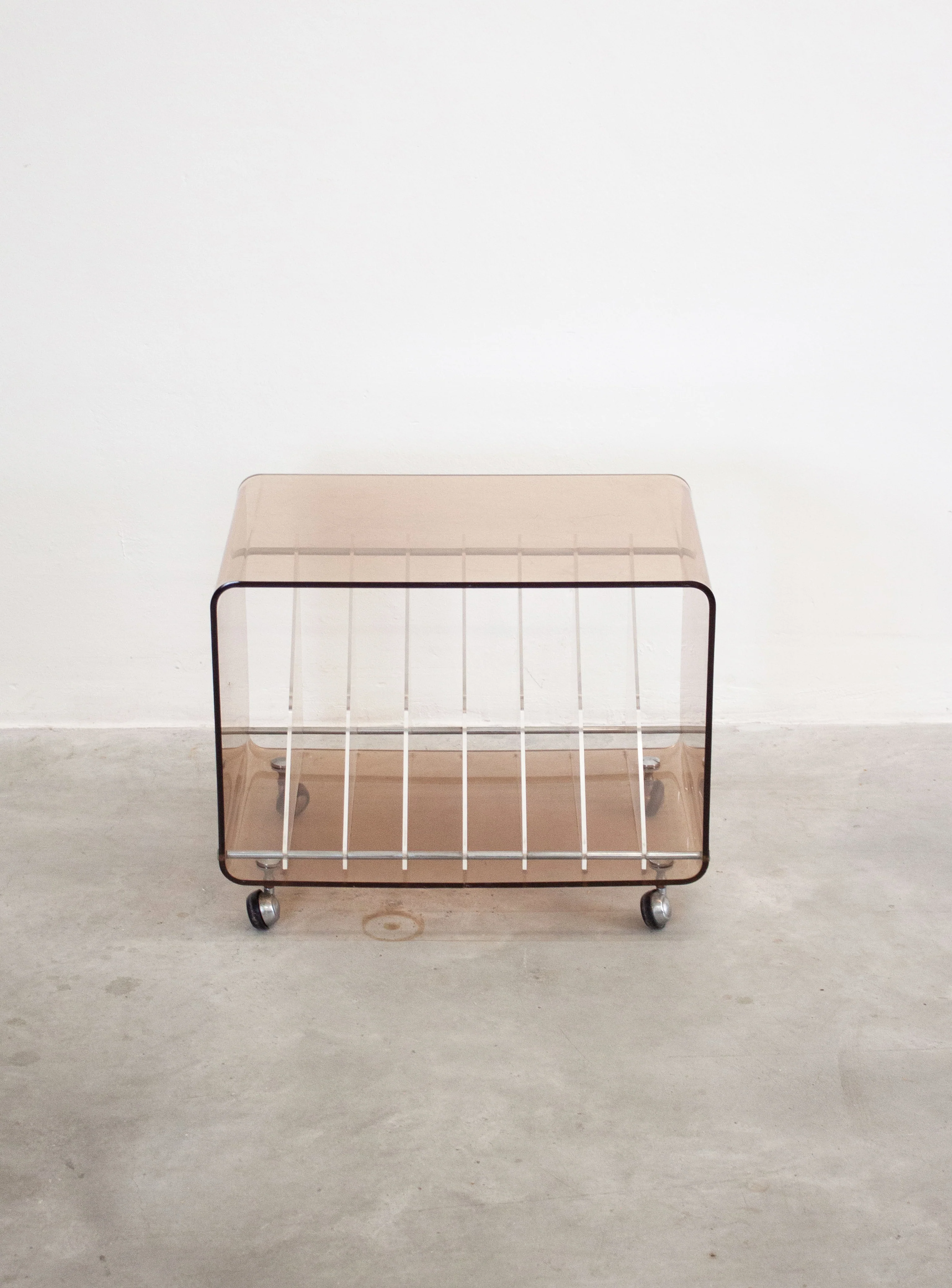 Roche Bobois Perspex Vinyl Record Cabinet by Michel Dumas - Image 5