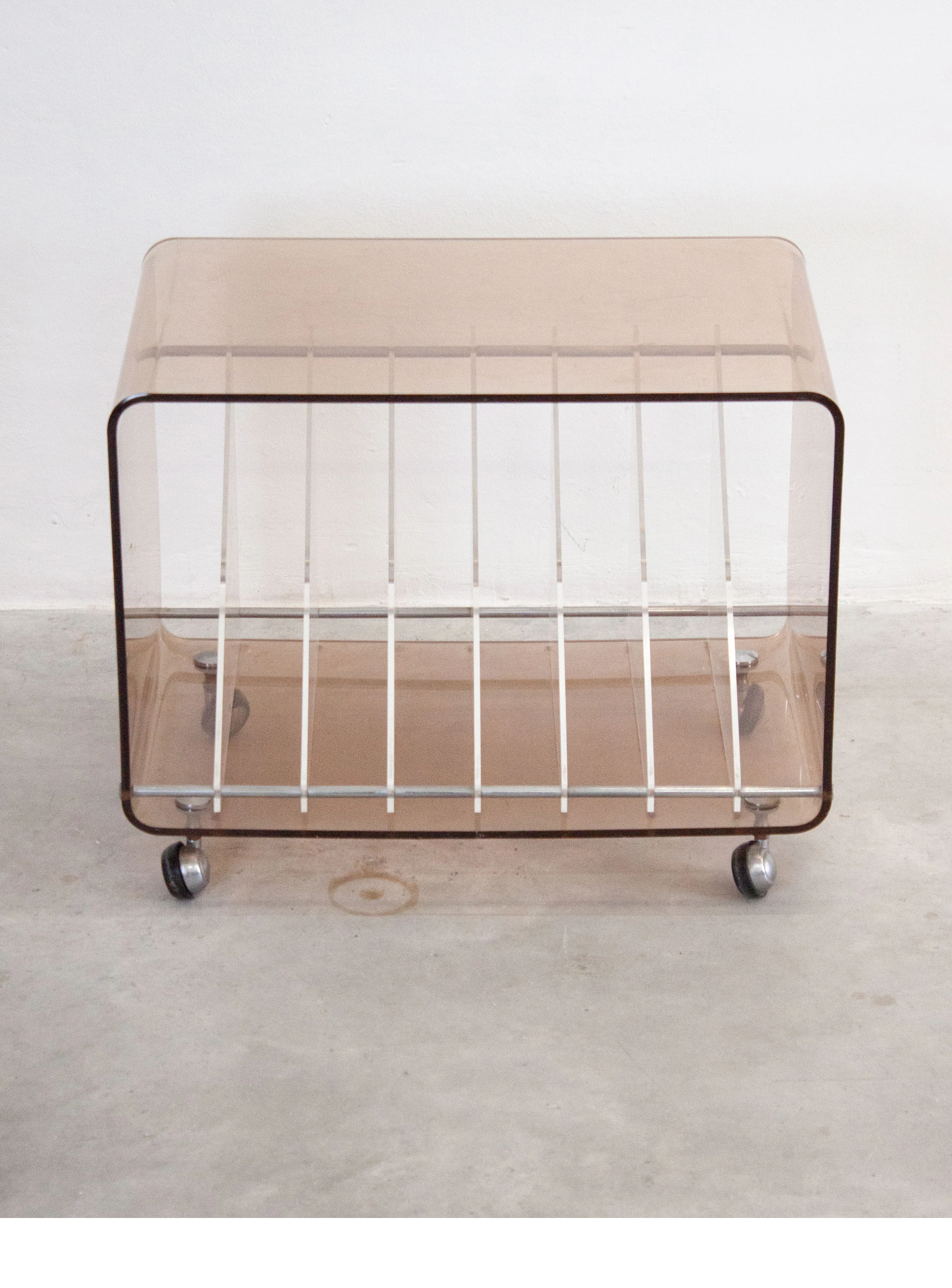 Roche Bobois Perspex Vinyl Record Cabinet by Michel Dumas - Image 7