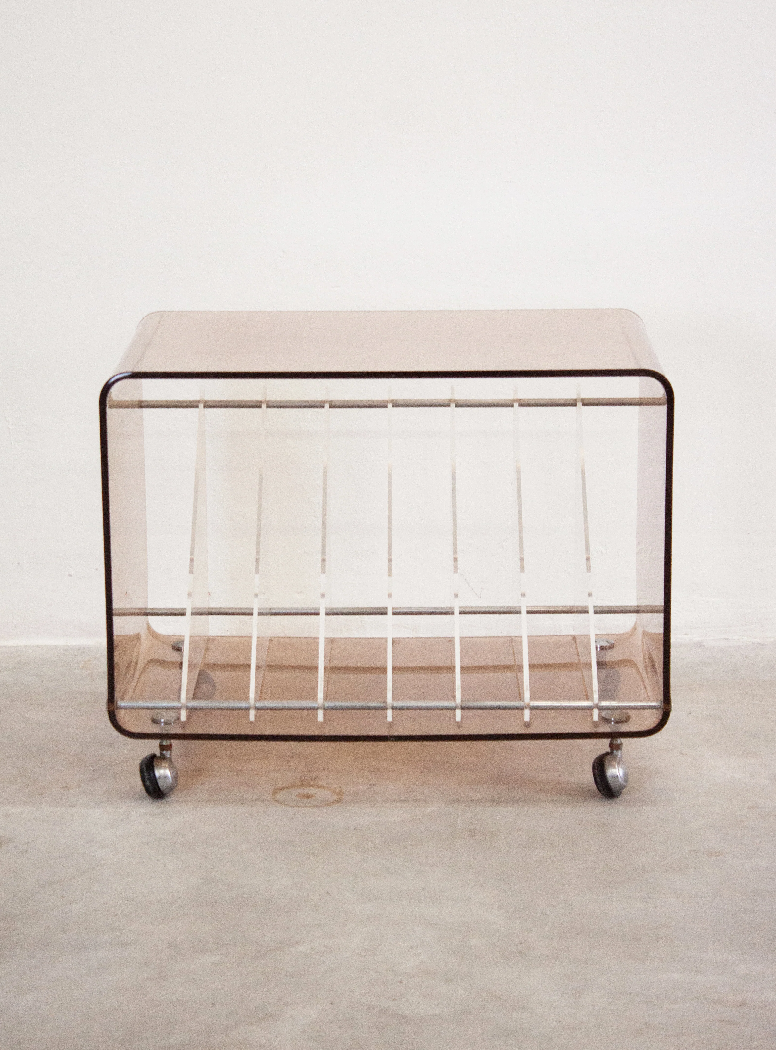 Roche Bobois Perspex Vinyl Record Cabinet by Michel Dumas - Image 8