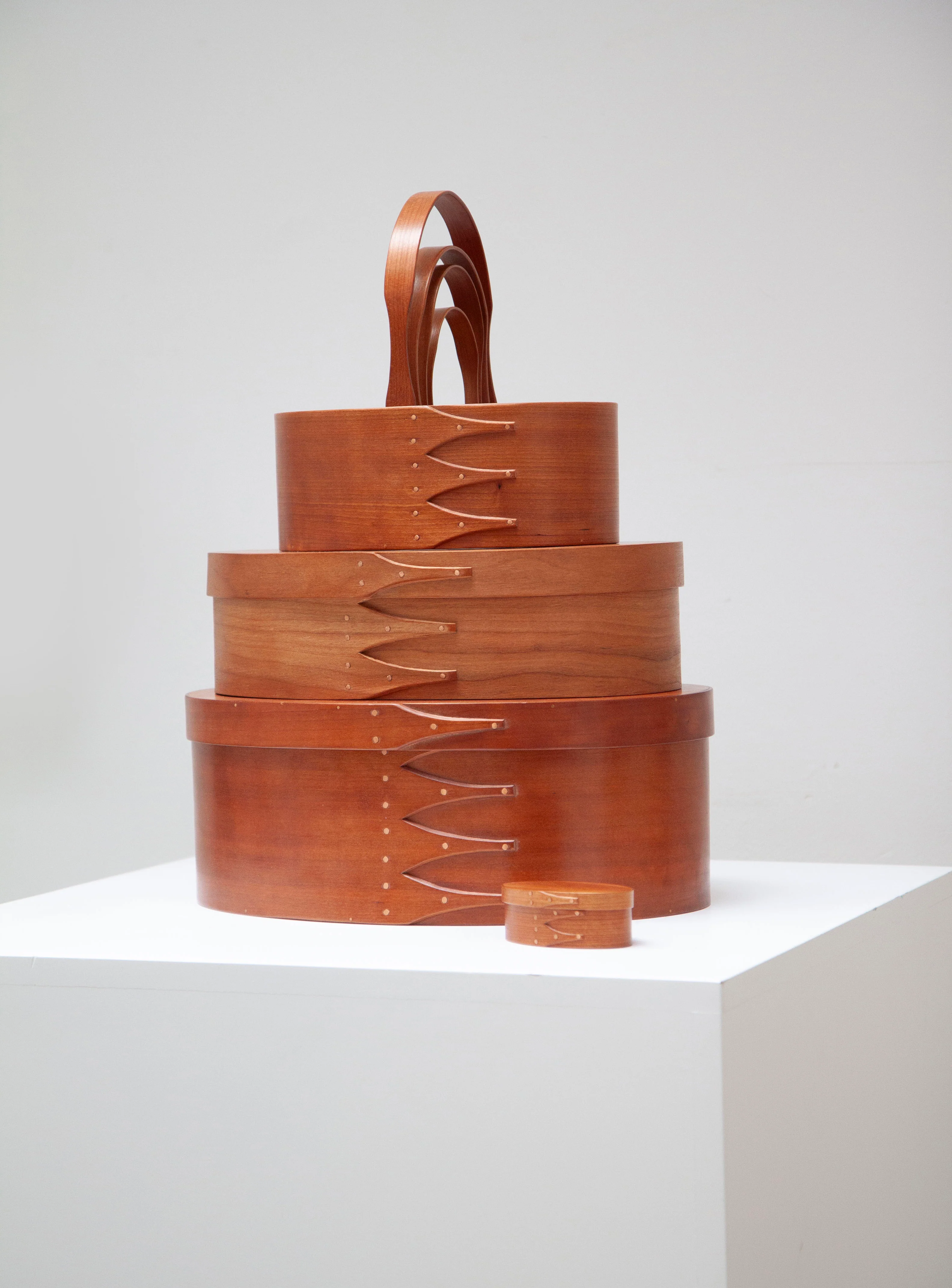 Shaker Box with Inlay by Keith Shorrock (34 cm) - Image 17