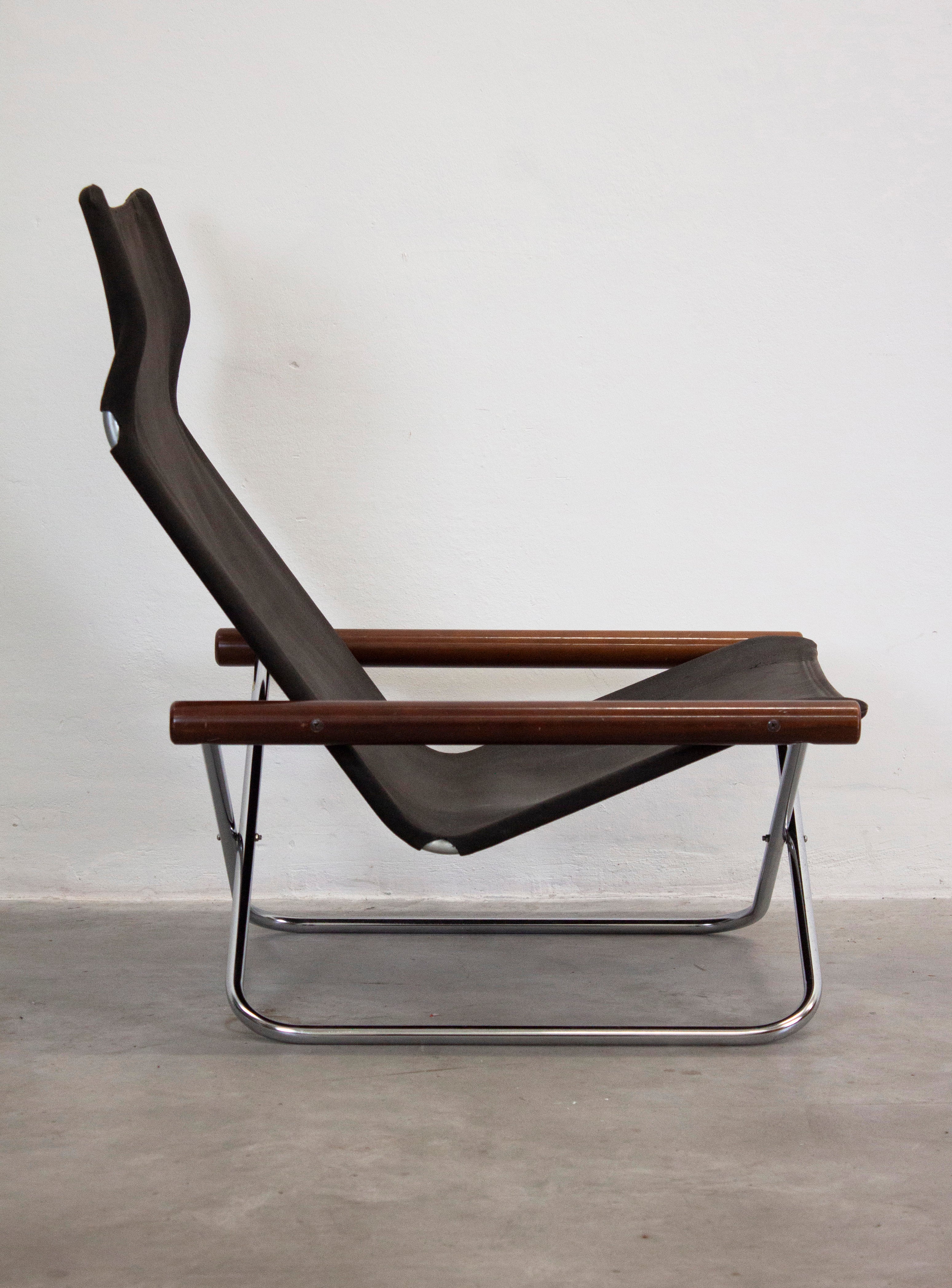 Suekichi Uchida NY Folding Lounge Chair by Takashi Nii (Black) - Image 12
