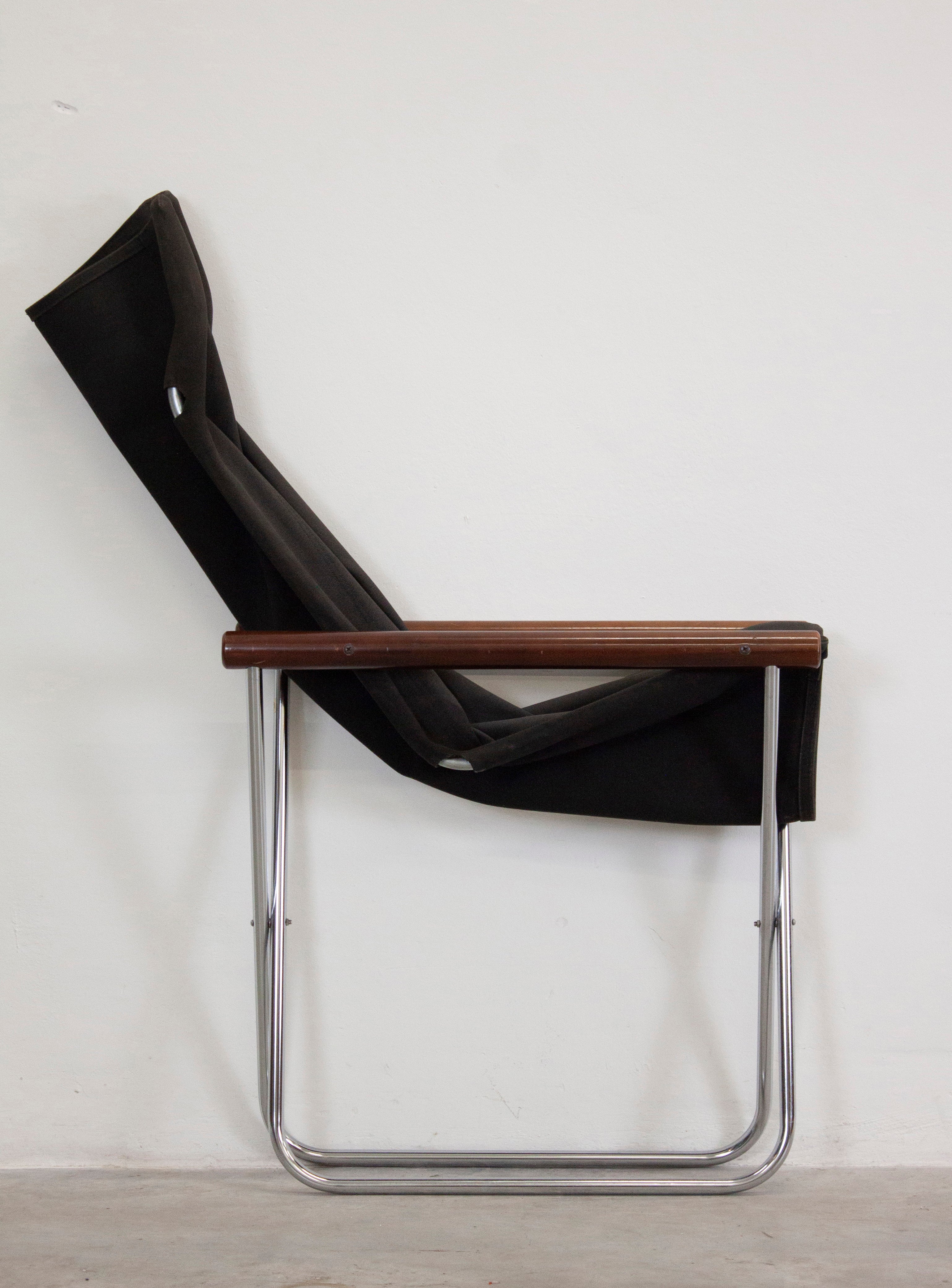 Suekichi Uchida NY Folding Lounge Chair by Takashi Nii (Black) - Image 30