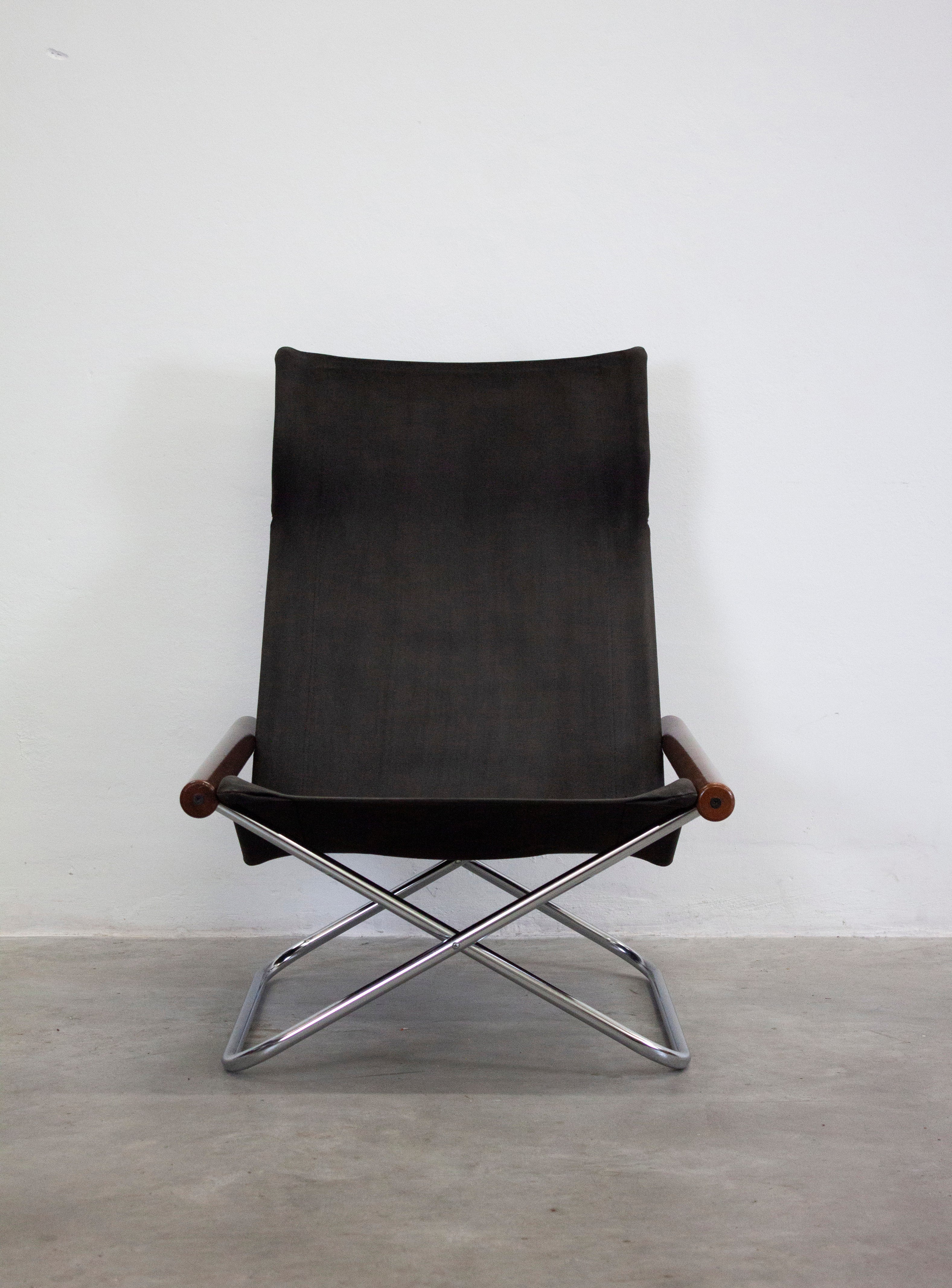 Suekichi Uchida NY Folding Lounge Chair by Takashi Nii (Black) - Image 6