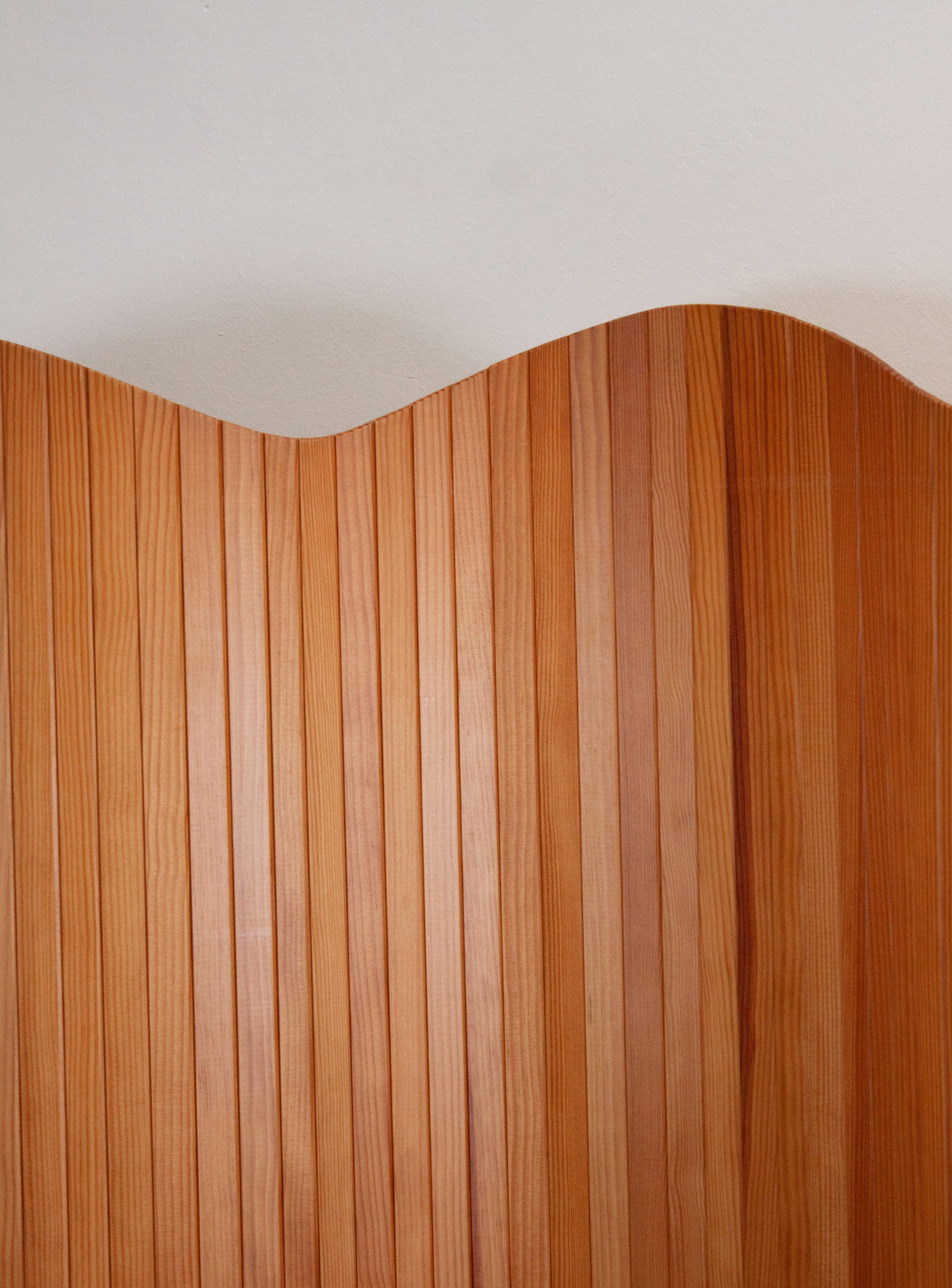Tambour Screen Room Divider by Jomain Baumann (Pine) - Image 12