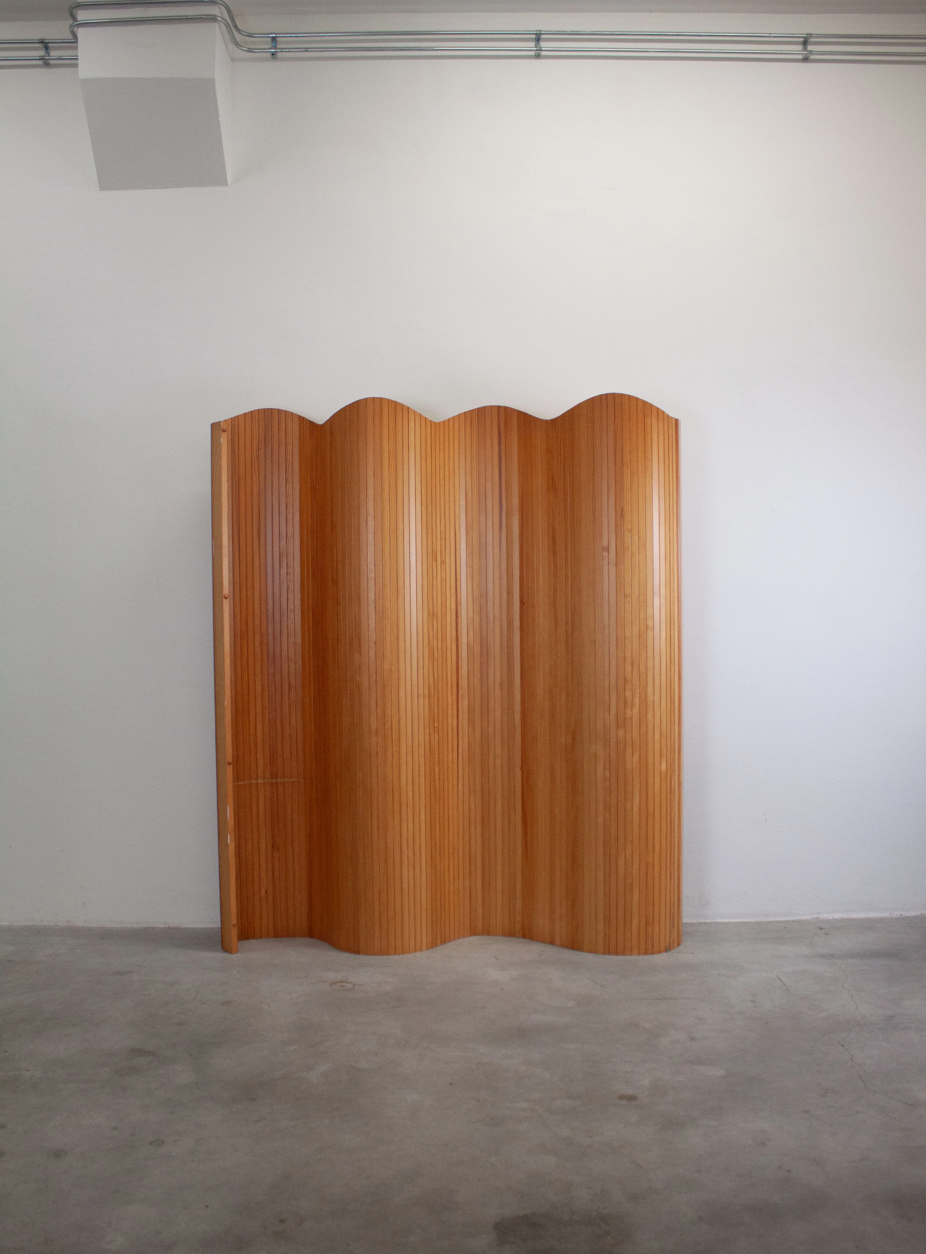 Tambour Screen Room Divider by Jomain Baumann (Pine) - Image 2
