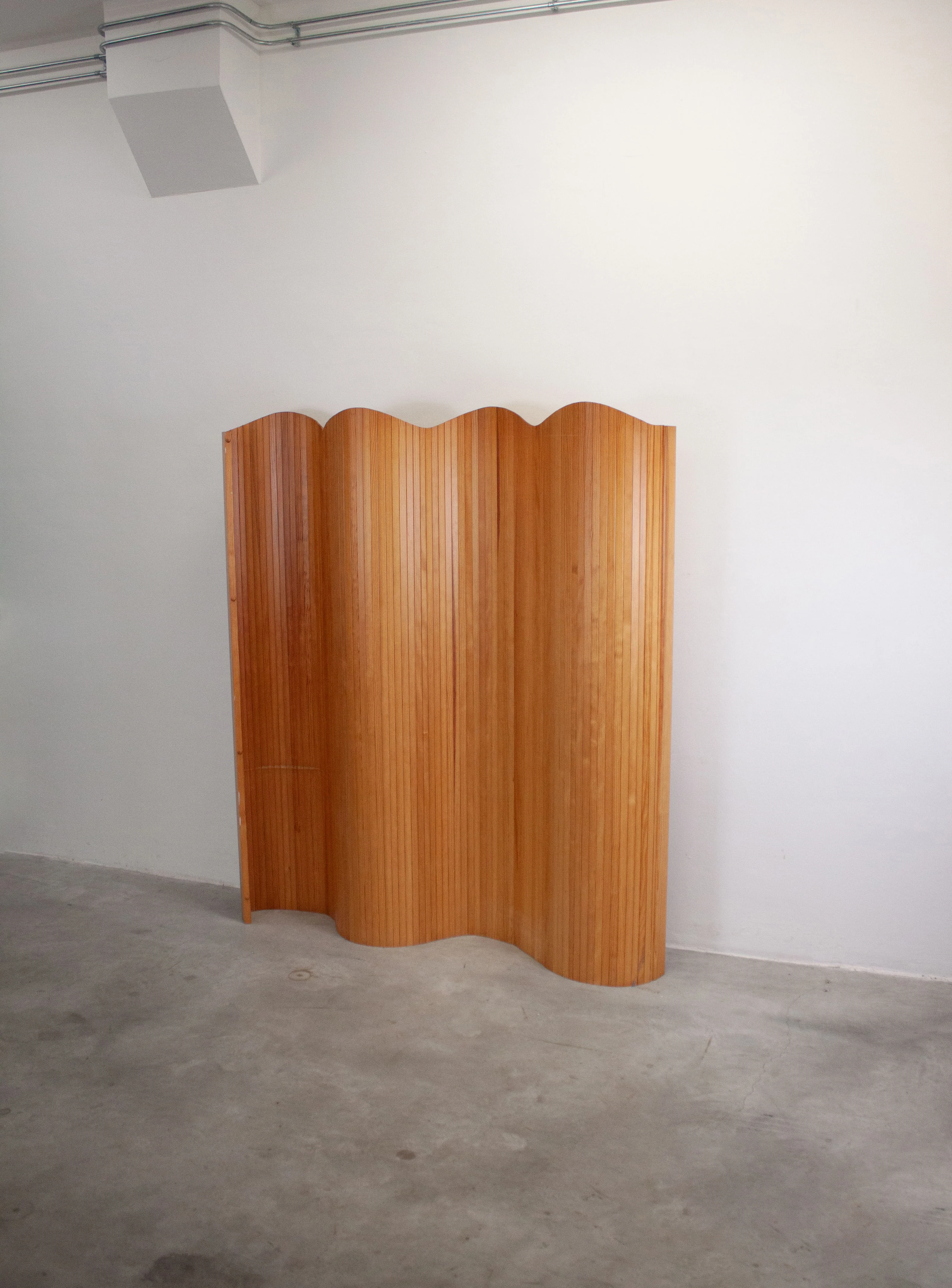 Tambour Screen Room Divider by Jomain Baumann (Pine) - Image 6