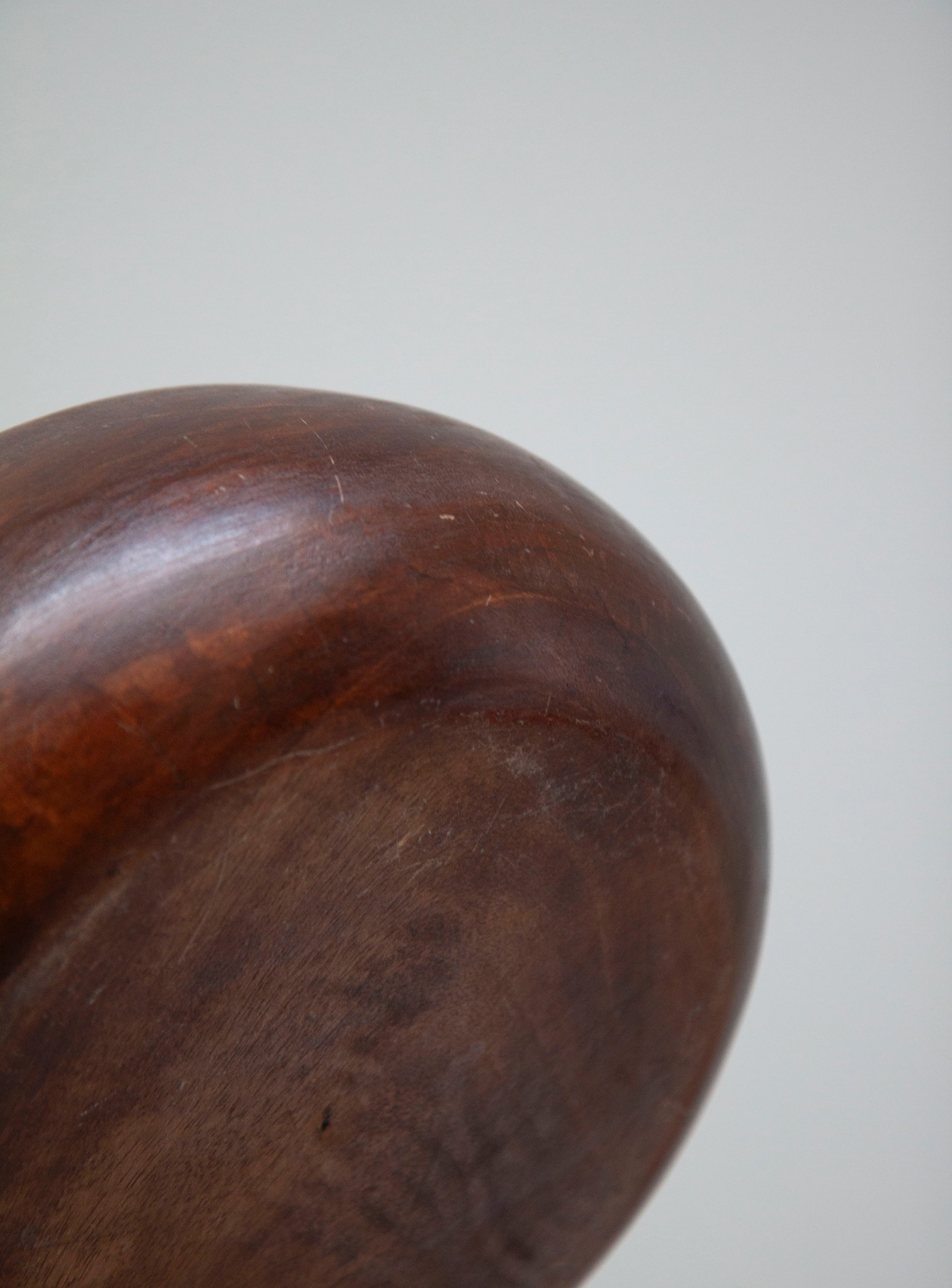 Teak Bowl with Teak Salad Servers - Image 13