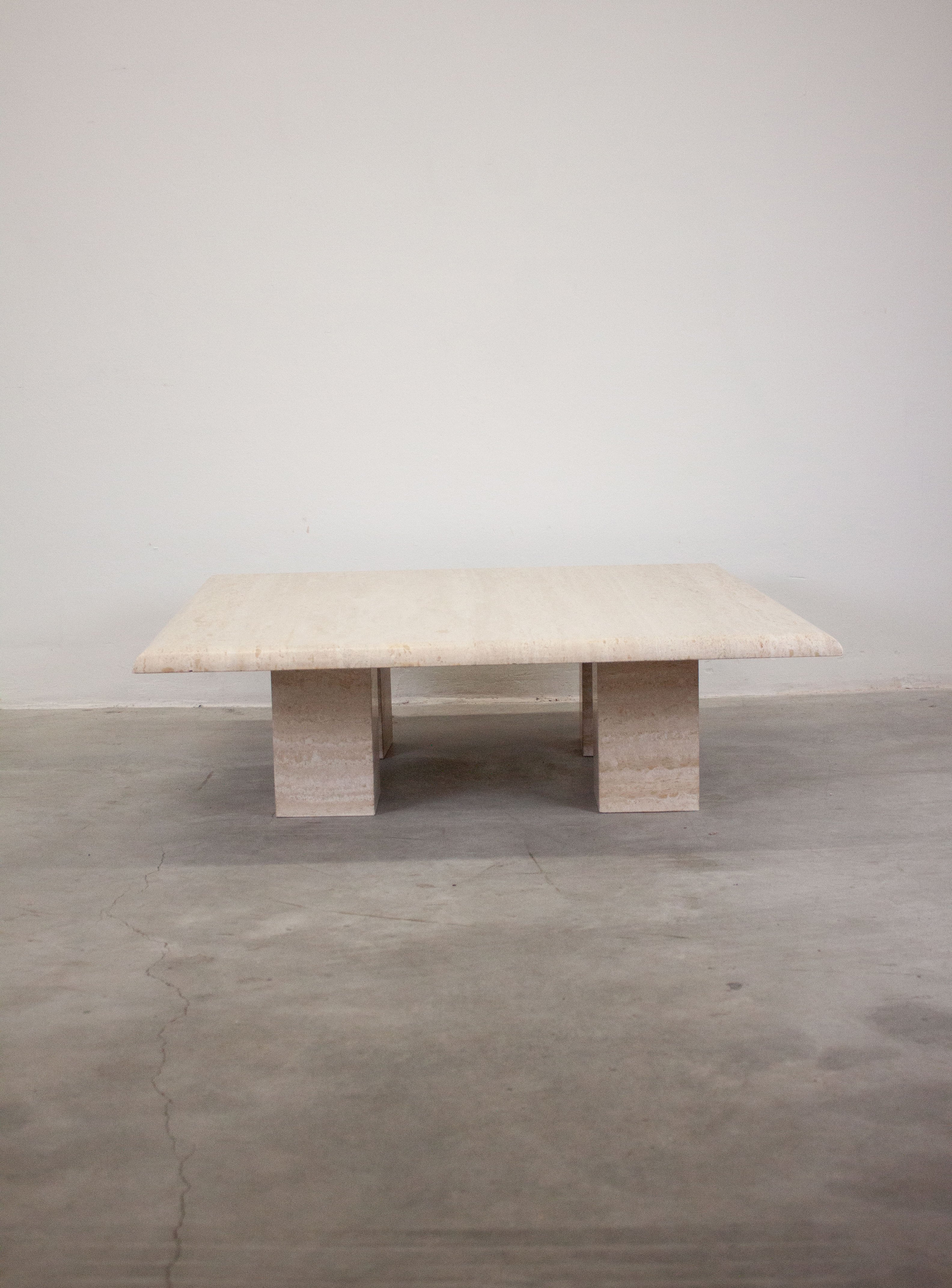 Travertine Square Coffee Table - Image 4