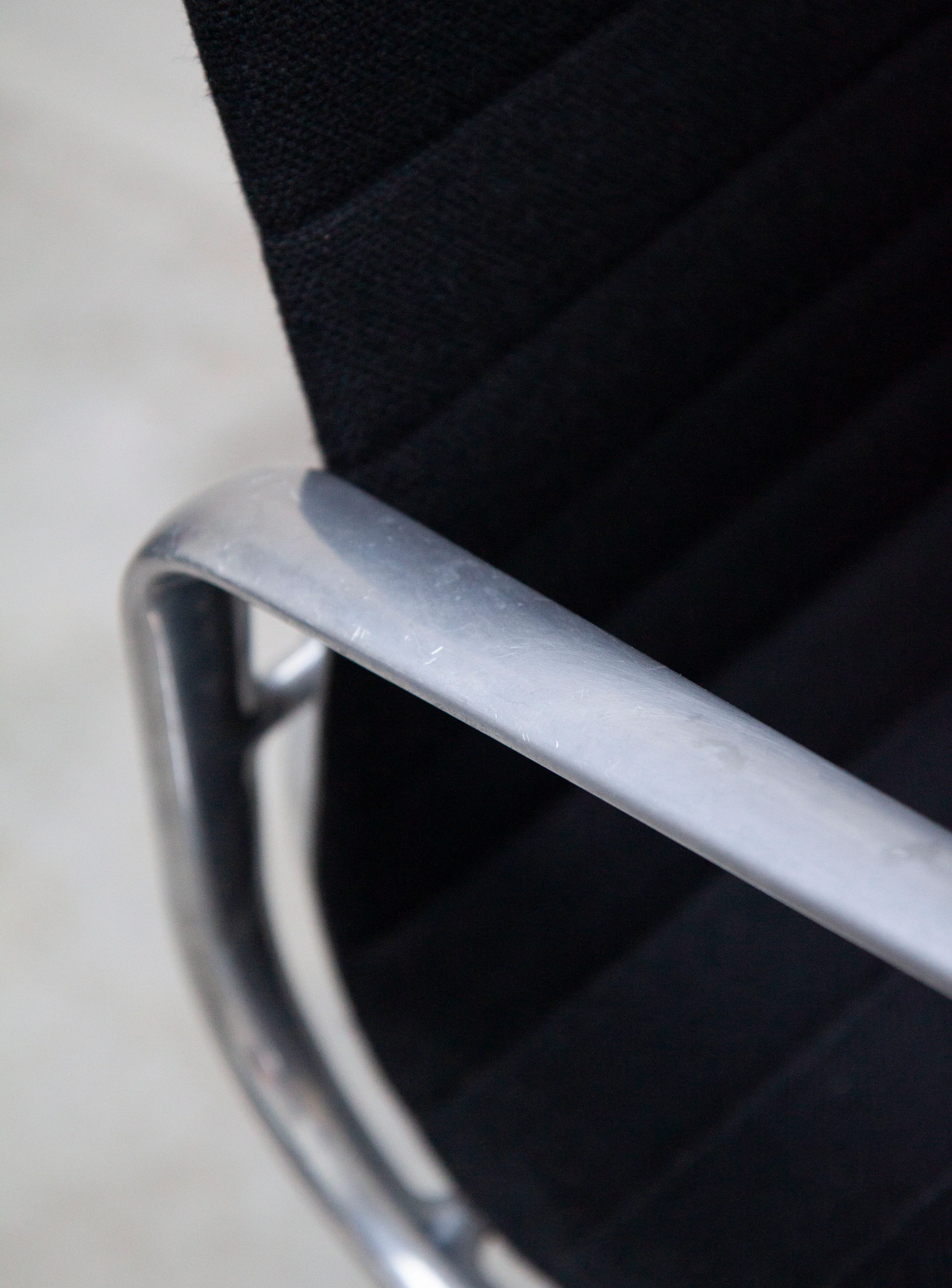 Vitra EA108 Aluminium Chair by Charles & Ray Eames (Black) - Image 9