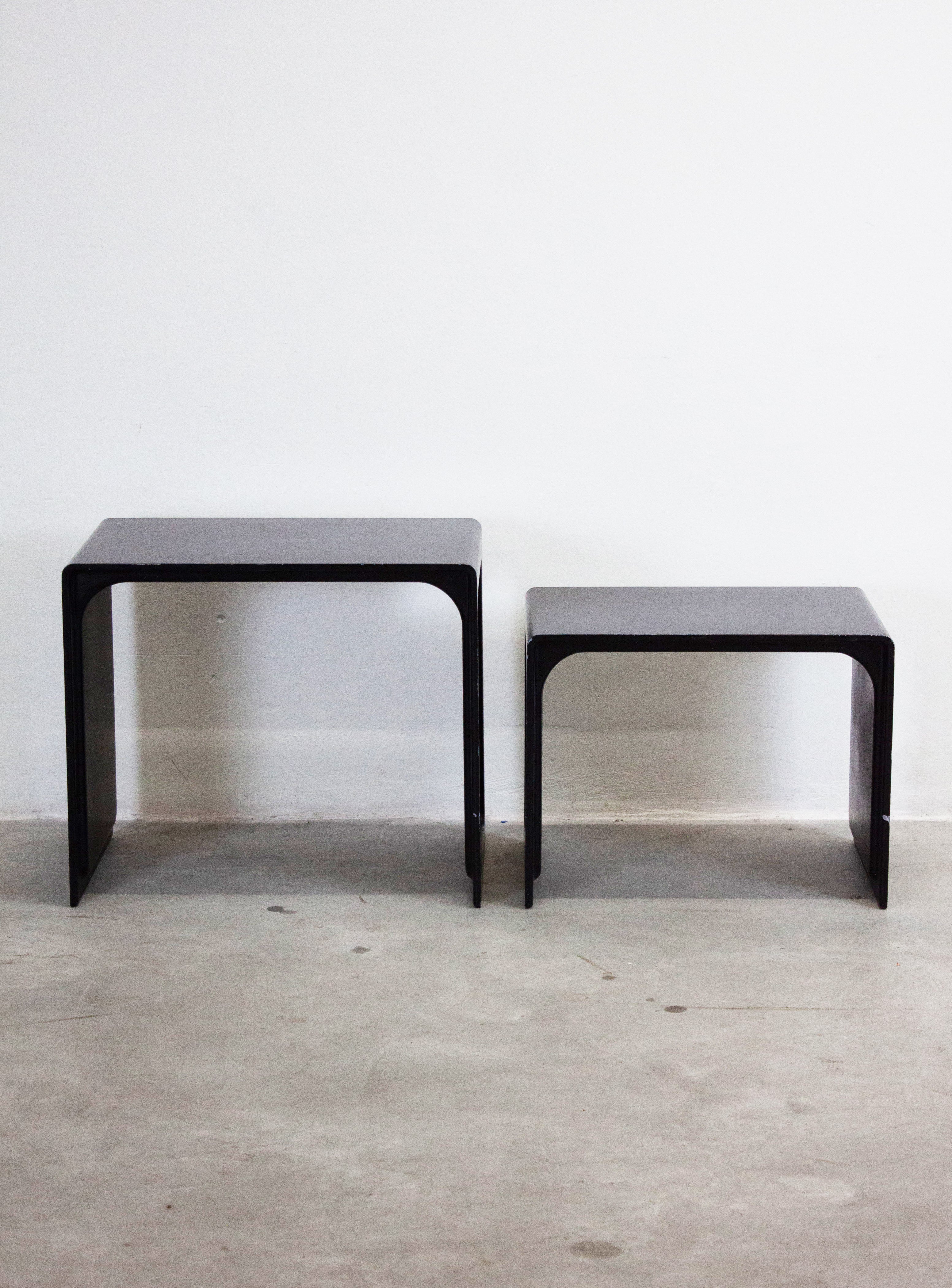 Vitsoe Model 621 Nesting Tables by Dieter Rams (Black) - Image 10