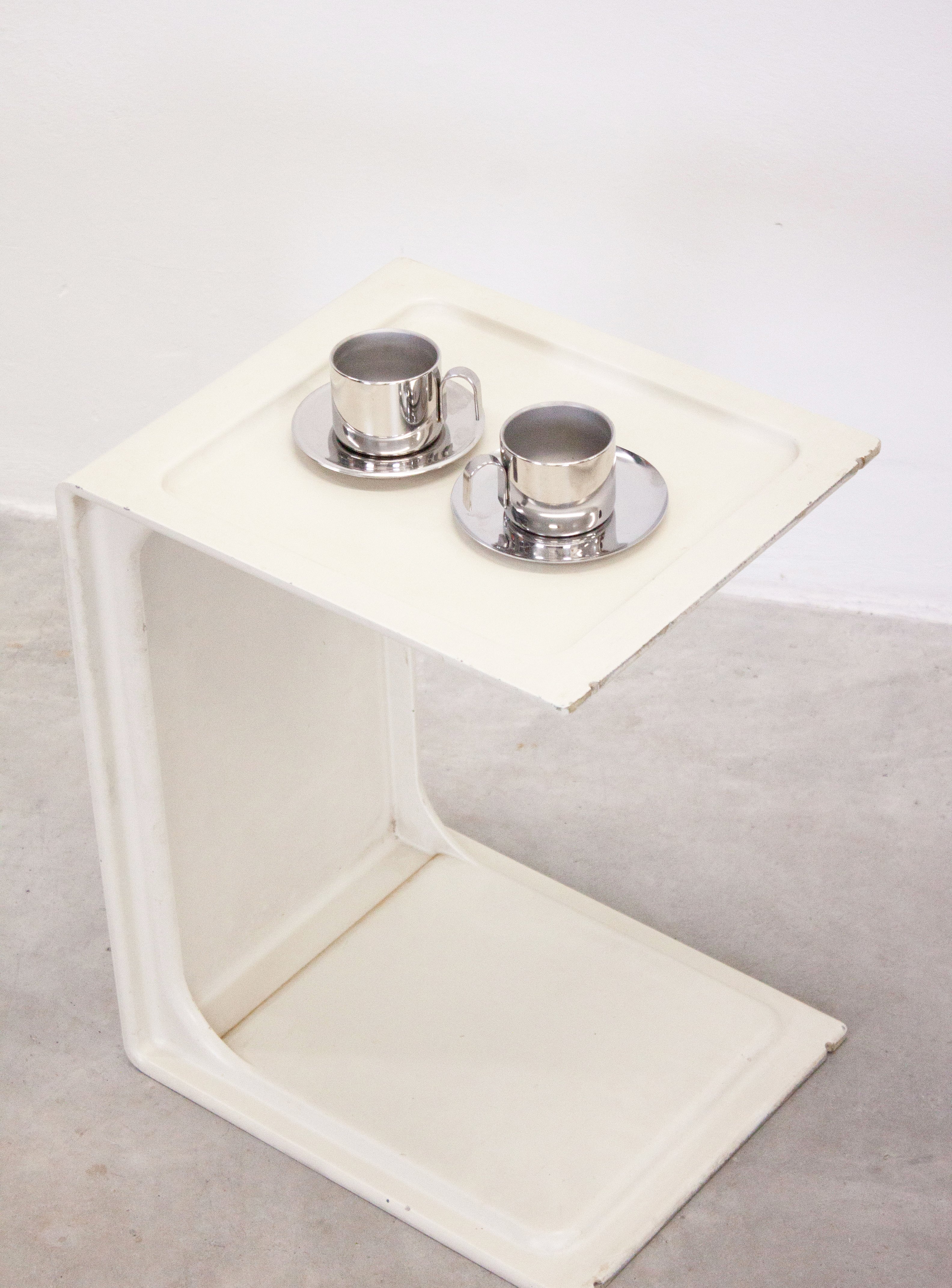 Vitsoe Model 621 Side Table by Dieter Rams (Off-White) - Image 10
